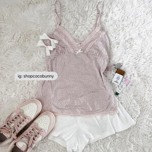 babydoll polka dot camisole